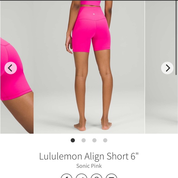 ❌ Sold ❌ Lululemon align shorts - Picture 2 of 5